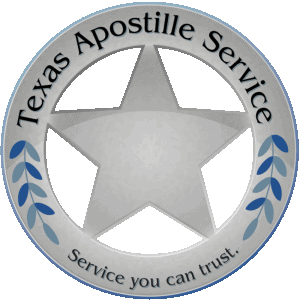 Texas Apostille Service Silver Badge
